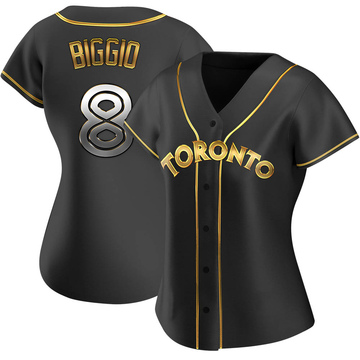 Cavan Biggio Women's Nike White Toronto Blue Jays Home Replica Custom Jersey Size: Medium