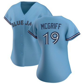 Tristar Fred McGriff Autographed Toronto Blue Jays White Replica Jersey Inscribed HOF 23