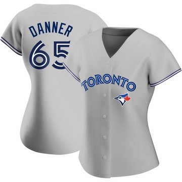 Hagen Danner Women's Nike White Toronto Blue Jays Home Replica Custom Jersey Size: Small