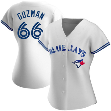 Juan Guzman Men's Toronto Blue Jays Jersey - Black/White Replica